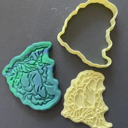 Penis flower cookie cutter
