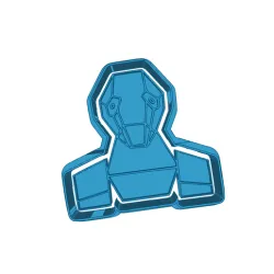 Porygon Pokemon cutter and stamp, cookie cutter, form