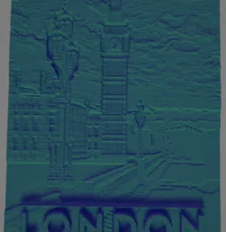 Poster -London paint it your self 3d poster