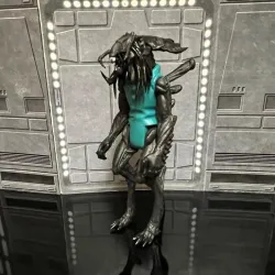 PREDALIEN, STAR WARS HAMMERHEAD, PREDATOR, ALIEN, XENOMORPH CUSTOM ARTICULATING ACTION FIGURE, 3.75", 1/18 SCALE
