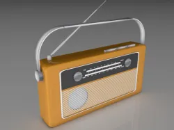 Radio 3D Model