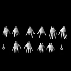 Replacement hands for female monster high dolls (pack 2)