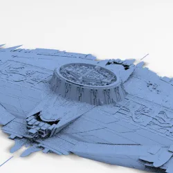 Sci-Fi City dystopia City Ruin Tech 9