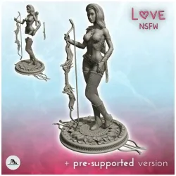 Sexy elven with arrow (8) - miniatures erotica woman figure NSFW