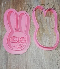 Simon the rabbit cutter and face marker