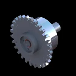 single plate friction clutch