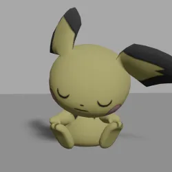 Sleeping Pichu
