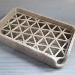 Soap Holder Dish Triangles - 2 Models