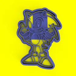 sonic cookie cutter / sonic cookie cutter