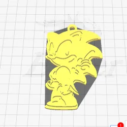 Sonic keychain