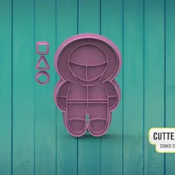 Squid Game Guard Squid Game Guard Cookie Cutter