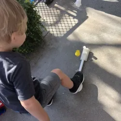 Stomp Rocket using a 3d printed air pump