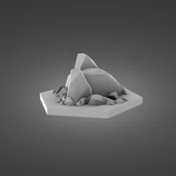 stone barrier FOR BOARD GAME STARWARS