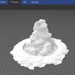 stone fountain