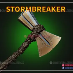 Stormbreaker Thor Weapon Marvel Comic - Cosplay, Props, Anime, Game
