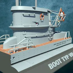 Submarine type VII turret