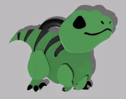 T Rex keychain chibi dinosaur keychain