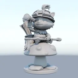 teemo League of Legends 3D print model