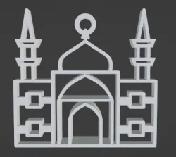 TEMPLE (KEY RING)
