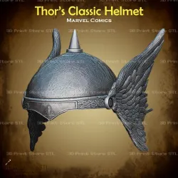 Thor Helmet Classic- Fan Art 3D print model