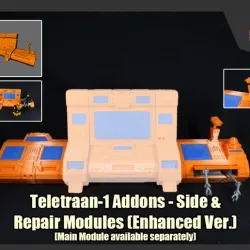 Transformers Teletraan-1 Addons - Side & Repair Module (Enhanced Ver.)
