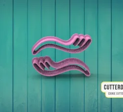 Unicorn Eyelashes Unicorn Eyelashes Cookie Cutter M1
