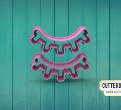 Unicorn Eyelashes Unicorn Eyelashes Cookie Cutter M2