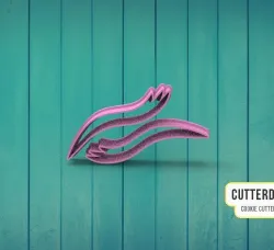 Unicorn Eyelashes Unicorn Eyelashes Cookie Cutter M3