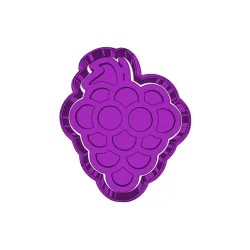 vegetables  (6) grape fruit CUTTER AND STAMP, COOKIE CUTTER, FORM STAMP, COOKIE CUTTER, FORM