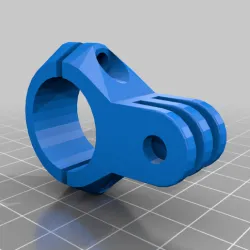 Veteran Sherman roll cage GoPro mount clamp longitudinal
