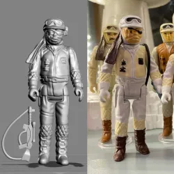 VINTAGE STAR WARS KENNER-STYLE PRUNEFACE (HOTH) ACTION FIGURE