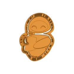 Wall-e Eva Disney (10)  CUTTER AND STAMP, COOKIE CUTTER, FORM STAMP, COOKIE CUTTER, FORM