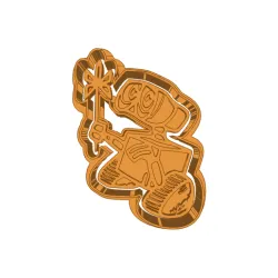 Wall-e Eva Disney (2)  CUTTER AND STAMP, COOKIE CUTTER, FORM STAMP, COOKIE CUTTER, FORM