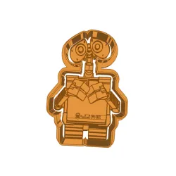 Wall-e Eva Disney (4)  CUTTER AND STAMP, COOKIE CUTTER, FORM STAMP, COOKIE CUTTER, FORM