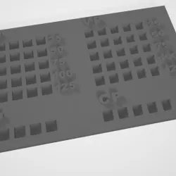 Warhammer tabletop score board counter