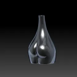 Women Butt Vase STL