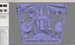 1HZ engine 3D-scan