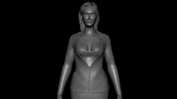 3D Killer Low-poly  3D model