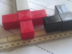 Aluminium Square Tube Connectors - Parametric SCAD Library