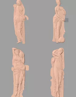 Artcam Aspire 3D relief models STL Files used for CNC E596 3D model