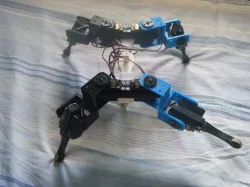 AT-AS quadruped (or hexapod) robot
