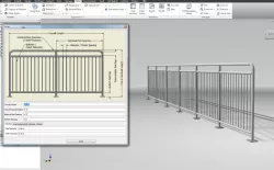 Autodesk Inventor iLogic Driven Handrail