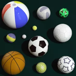 balls 3D model