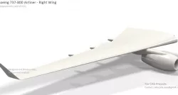 Boeing 737-800 Airliner-Right Wing
