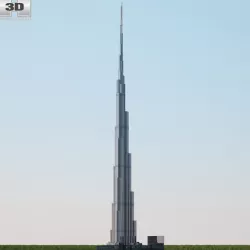 Burj Khalifa 3D model