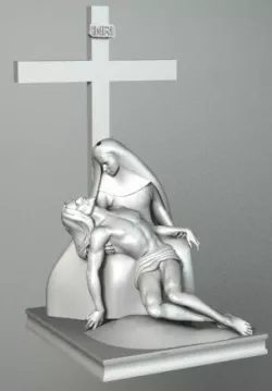 CHRIST AND VIRGIN 3D model