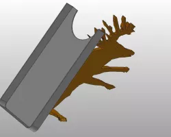 Clamped deer