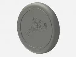 Coin and sphere with the motif