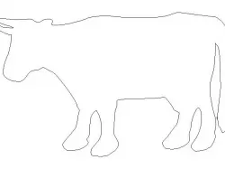 Cow Silhouette 2