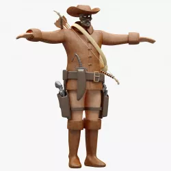 Cowboy Cloth 3D model